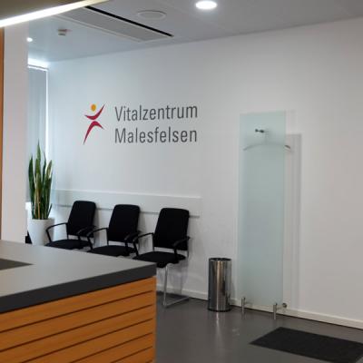 Vitalzentrum Eingang Wartebereich Albstadt